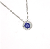 Collana Salvini Donna Corolla in Oro bianco Zaffiro 20037389 - 20037389